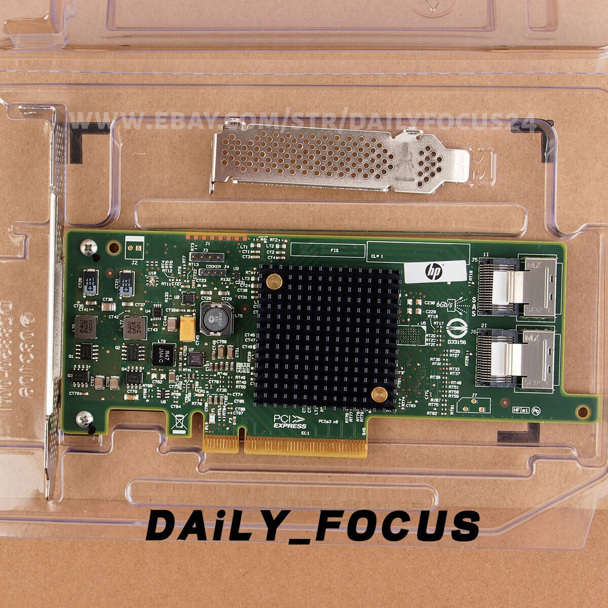 HP H220 (LSI 9207-8i) IT MODE PCIe 3.0 SAS9205-8I P20 6Gbps ZFS UNRAID FREENAS