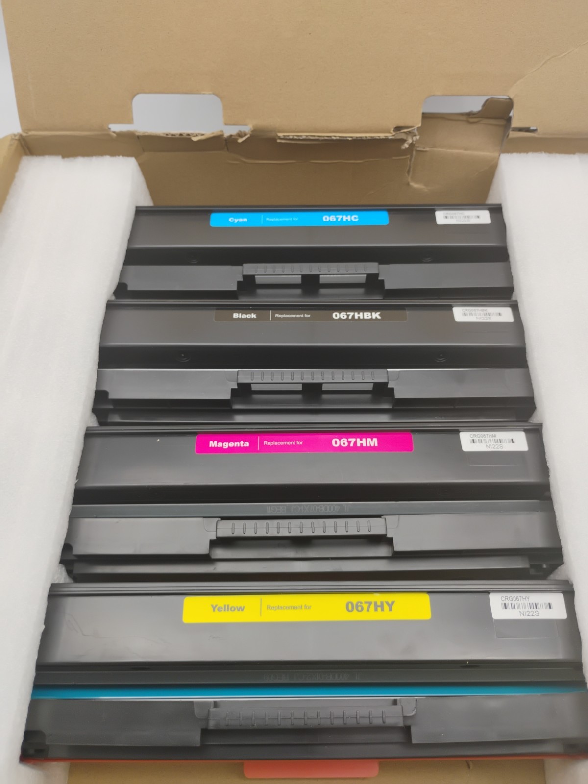 4 PK High Yield Toner Cartridges For Canon 067H  MF656Cdw MF653Cdw LBP632