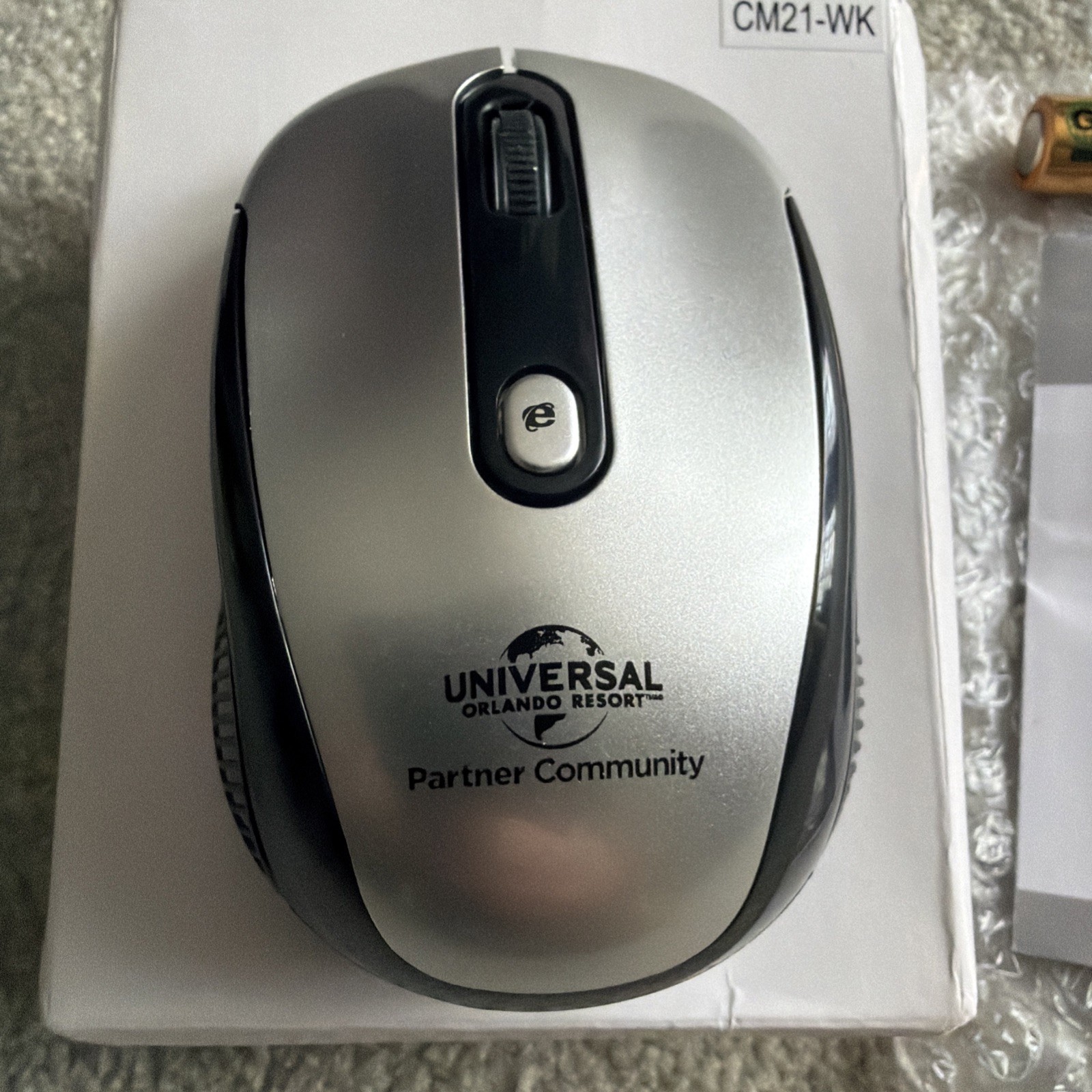 Universal Orlando Resort Wireless Optical Mouse 2.4GHz USB Receiver New In Box