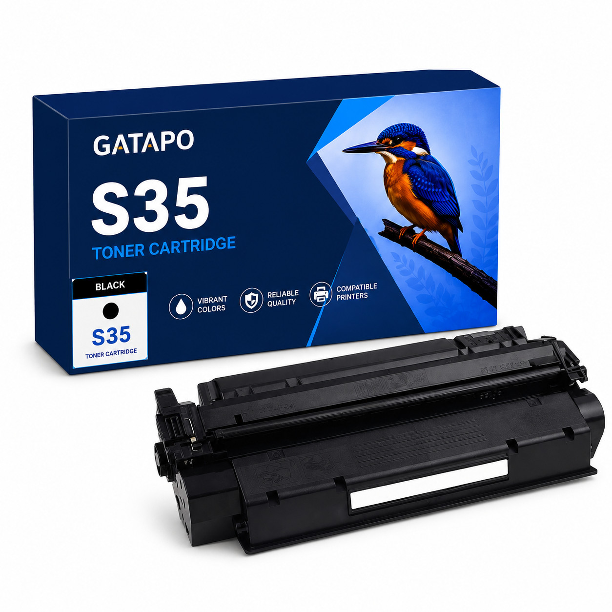 1PK S35 Black Toner Cartridge Compatible For Canon S35 ImageClass D320 D340 L170