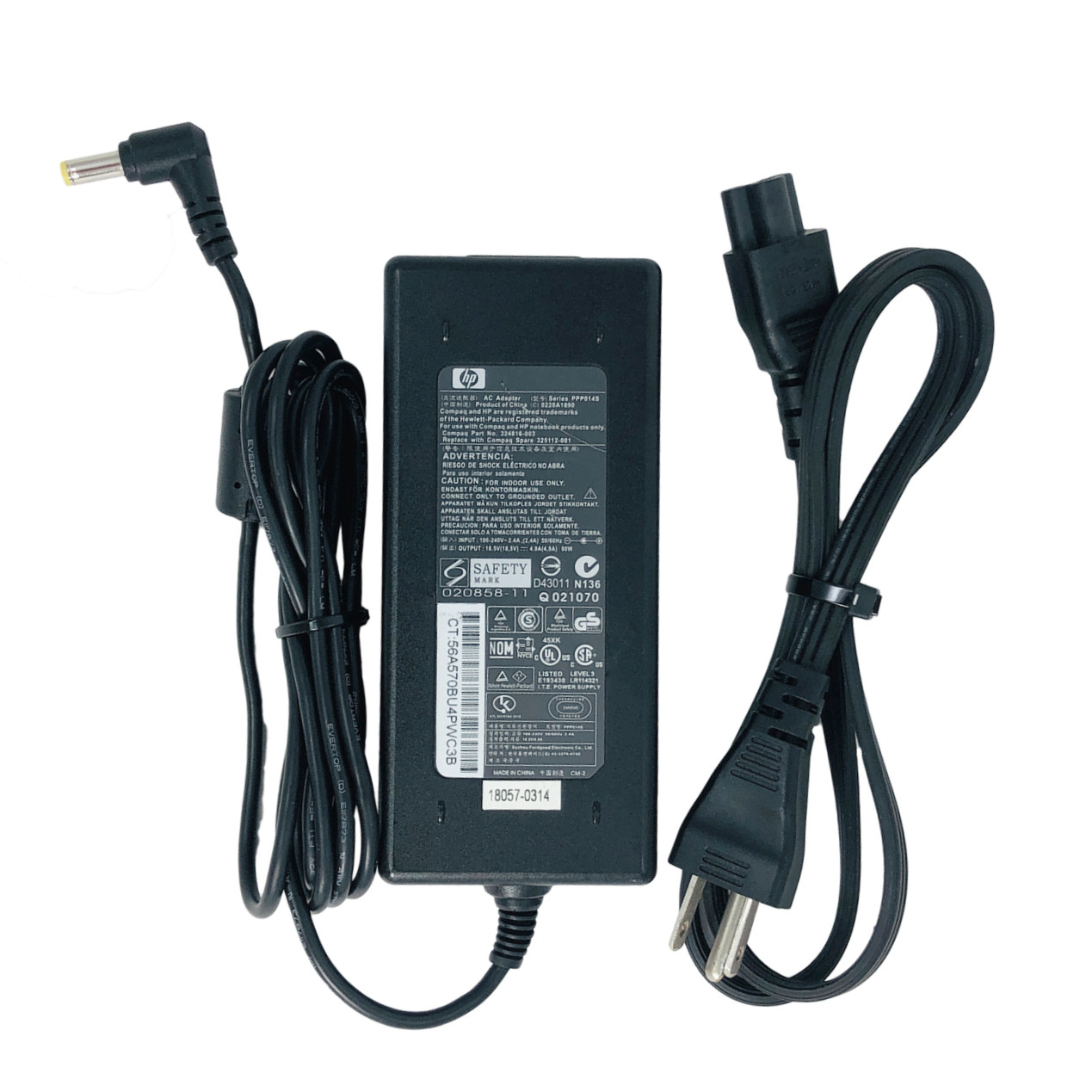 Genuine HP PPP012L PA-1900-05 324816-002 AC/DC Power Adapter 18.5V 4.9A 90W OEM