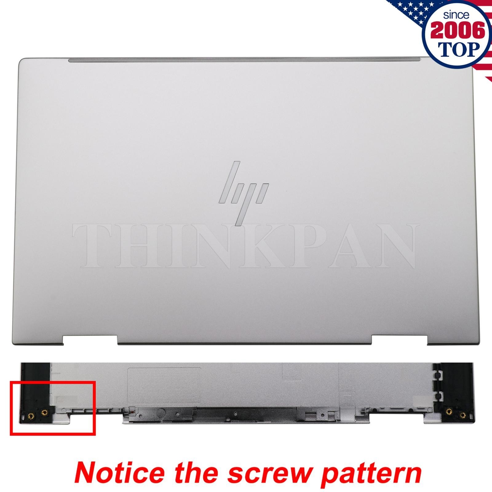 New HP ENVY X360 13M-BD10033DX LCD Back Cover Top Lid M82692-001 Silver US