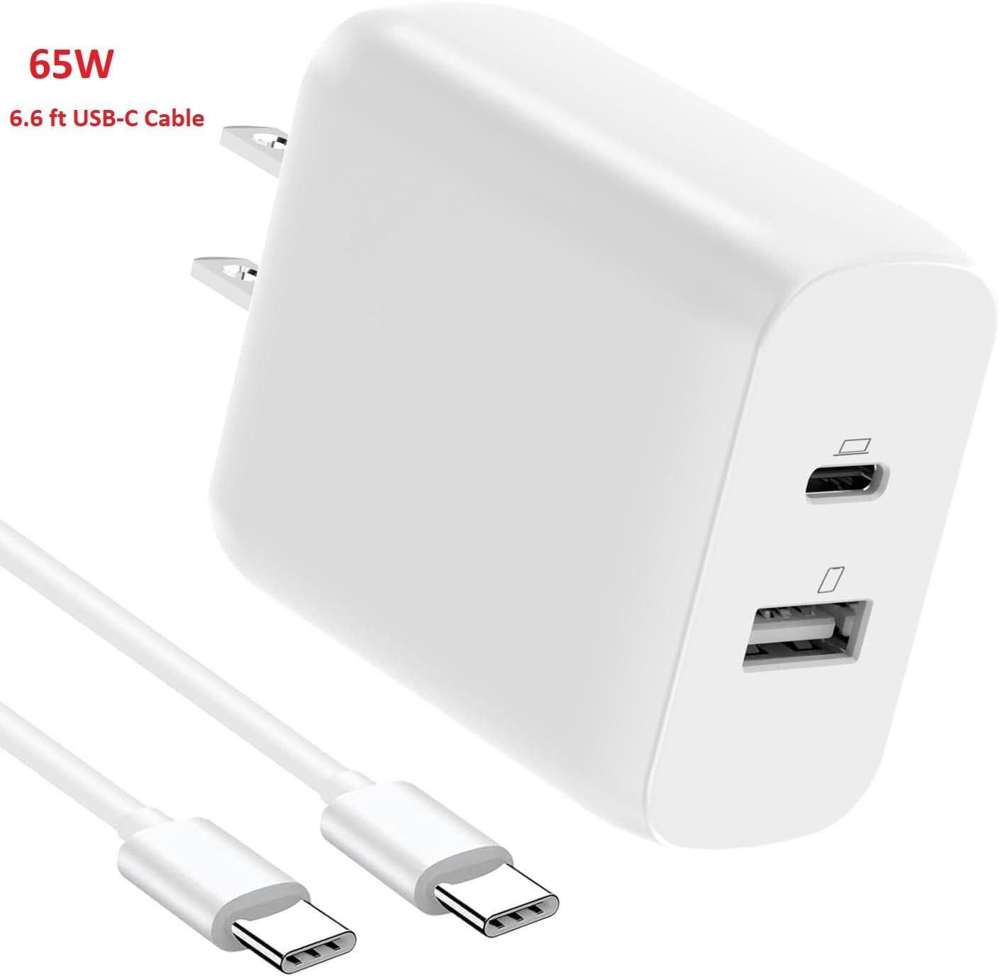 Cargador adaptador de corriente Para Macbook Pro USB-C de 65 W con cable