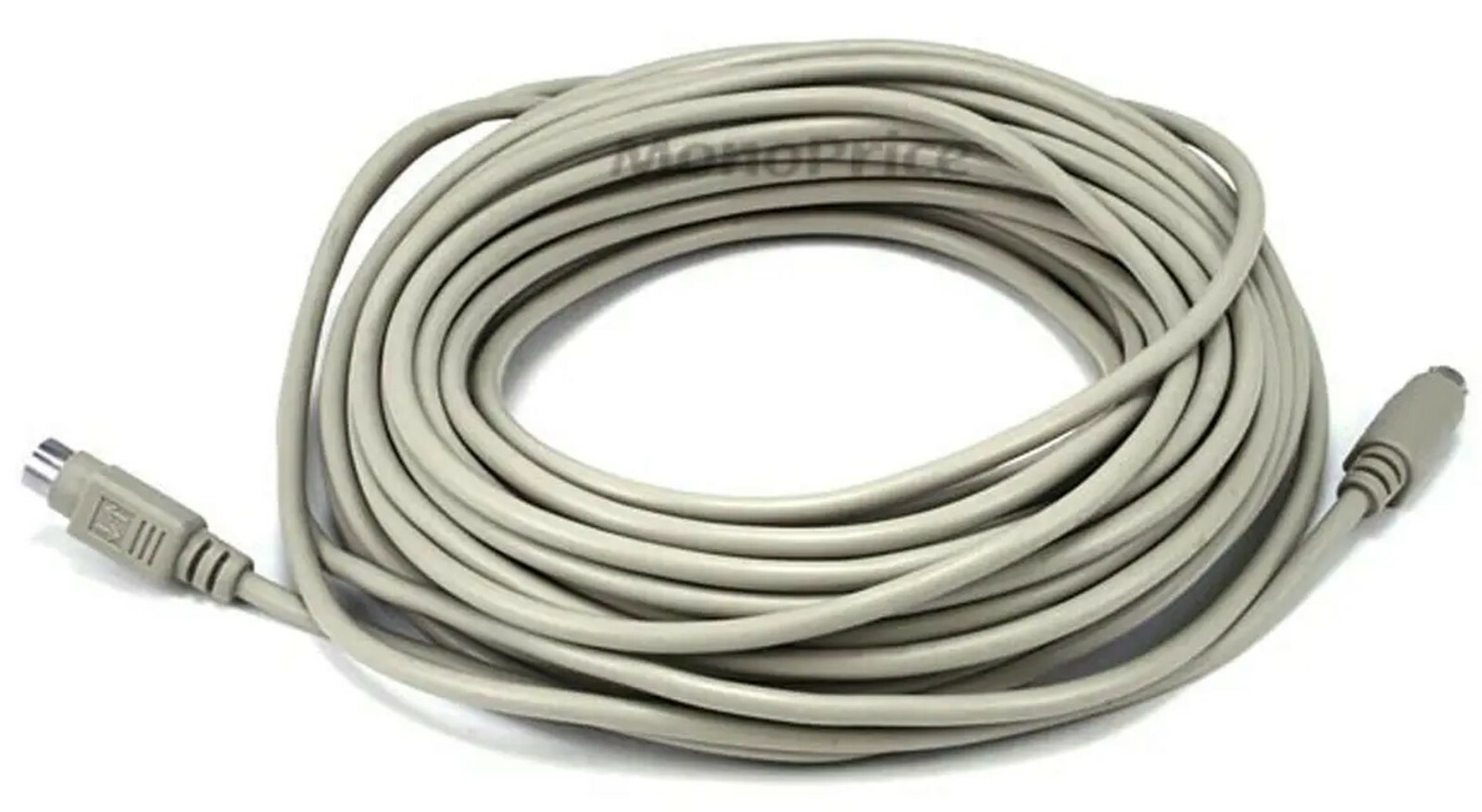 50ft PS/2 Male to Female Keyboard Mouse MDIN-6 Extension Cable MONOPRICE 2540