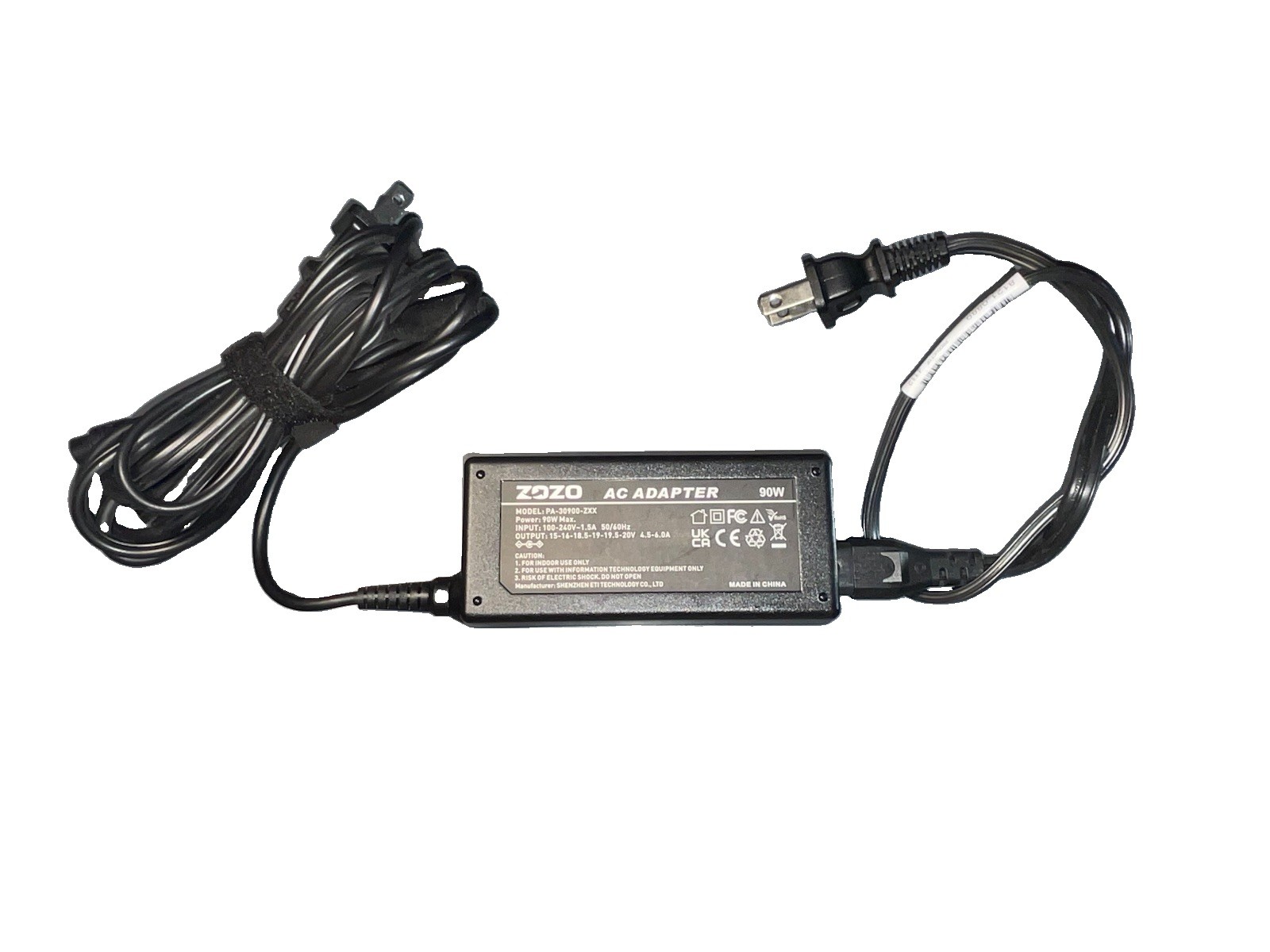 ZOZO 90w Universal Laptop Charger Automatic Voltage Power Adapter PA-30900-ZXX