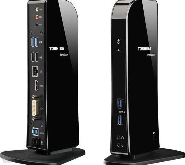 Toshiba DynaDock U3.0 Universal Docking Station Port Replicator USB 3.0 HDMI DVI