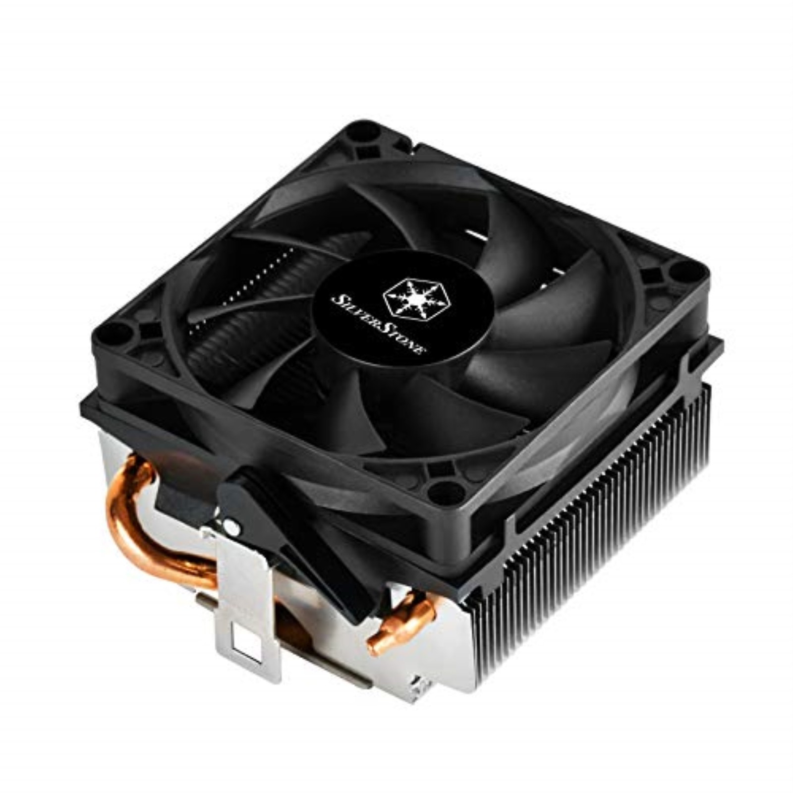 CPU Cooler 54mm high for low profile,6mm heatpipe *2 with al pin and 8015PWM ...