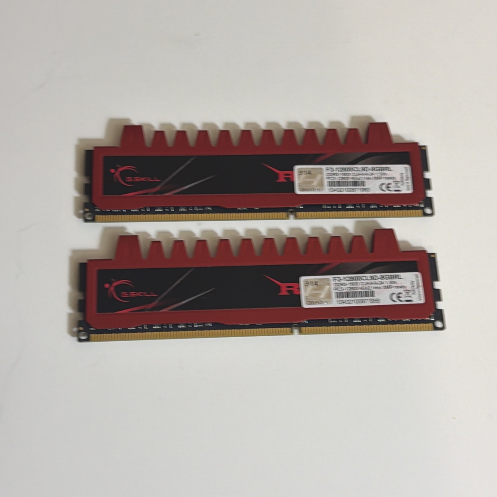 F3–12800CL9D-8GBRL G Skill Ripjaws 8GB Kit (2x4GB) PC3-12800 DDR3-1600MHz Dimm