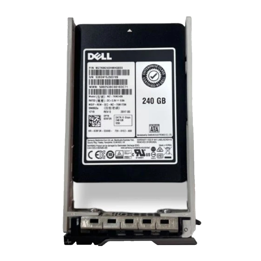 Dell 28F3R 240GB 6Gb/s SATA 2.5" SFF Enterprise SSD Samsung MZ7KM240HMHQ0D3