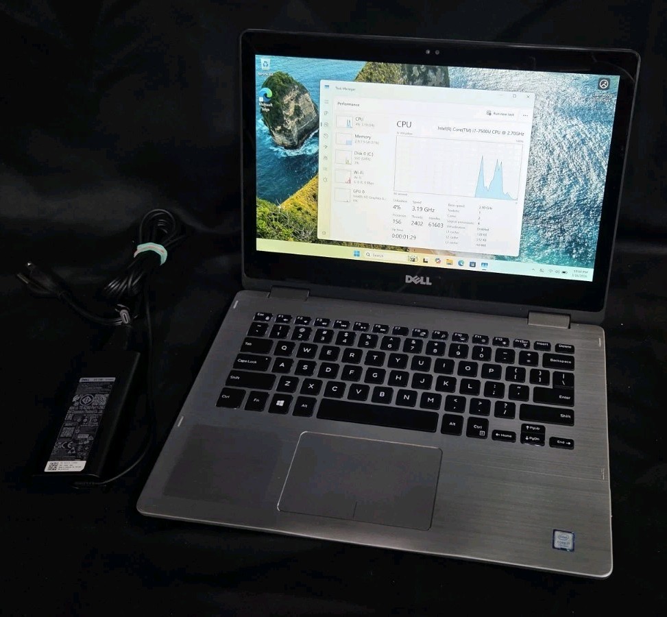 Dell Inspiron 13-7378-i7-7500U 8GB Ram 256GB SSD W11H TouchScreen wifi