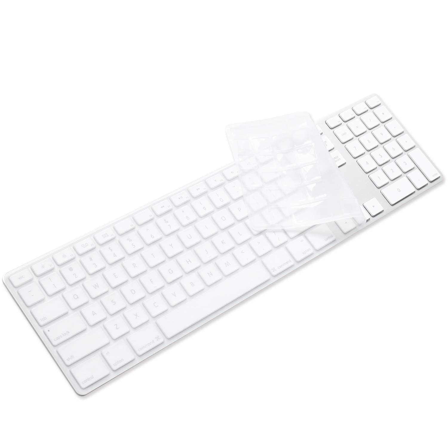 Proelife Keyboard Cover Skin for Apple Wired USB Keyboard with Numeric Keypad (A
