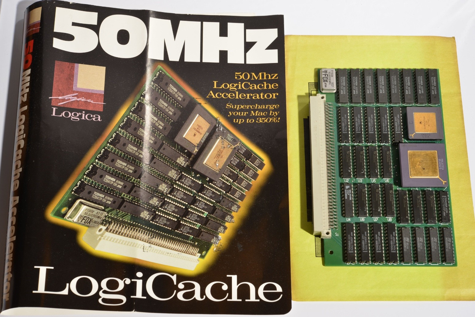 Logica Research LogiCache 50MHz 68030 68882 Macintosh IIci SE/30 Accelerator