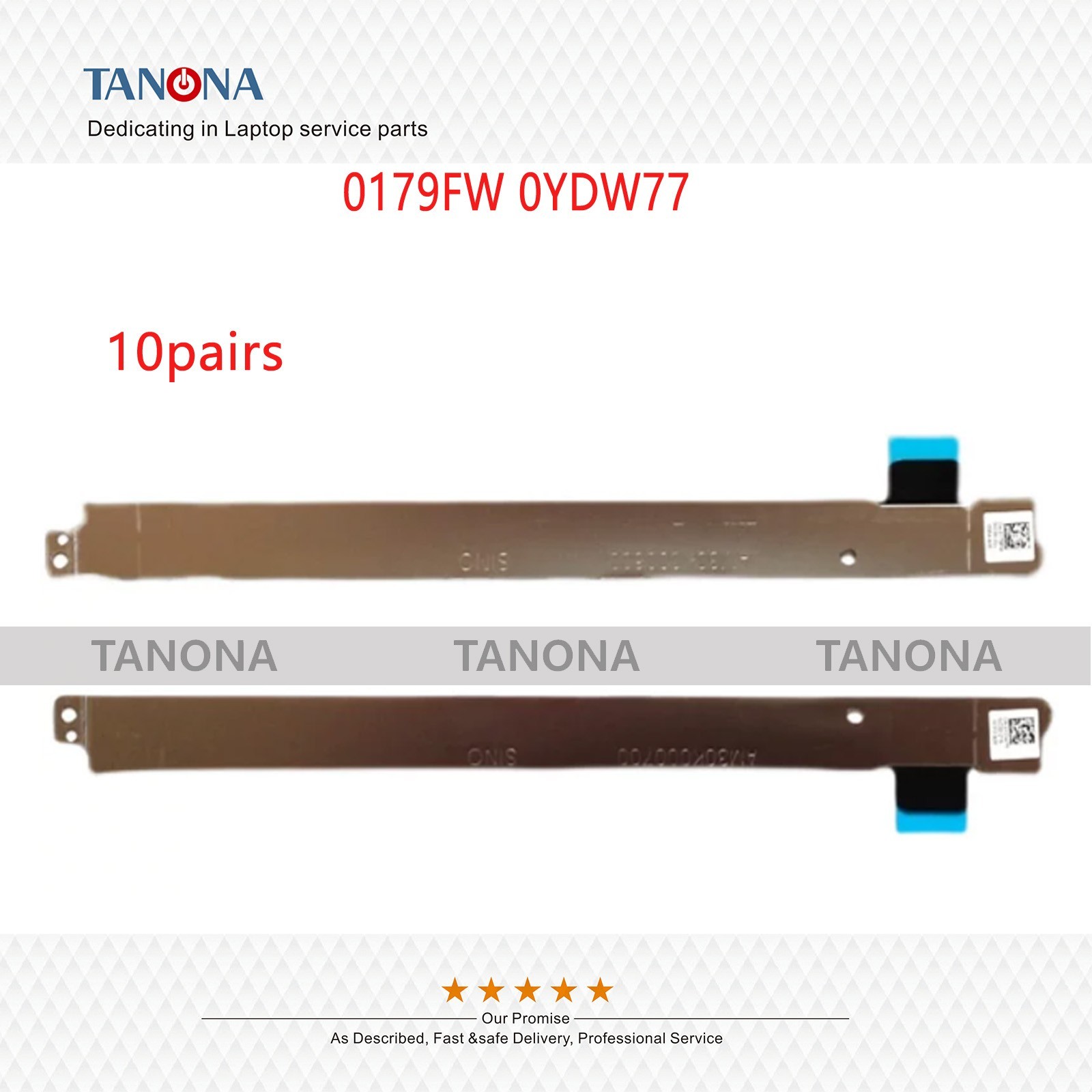 10pairs New 0179FW 0YDW77 For Dell Latitude 5420 5421 5424 Lcd Bracket Hinges
