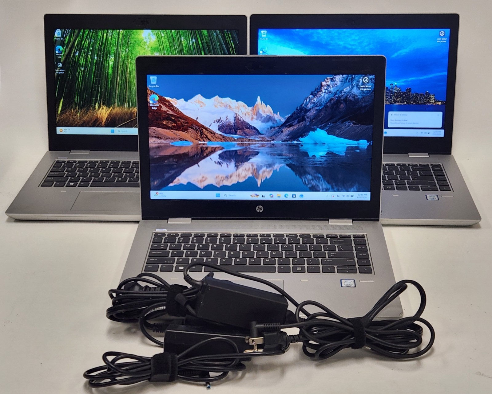 Lot of 3 HP ProBook 640 G4 14" Laptop Intel i5-7300U @2.6GHz | NO RAM / SSD