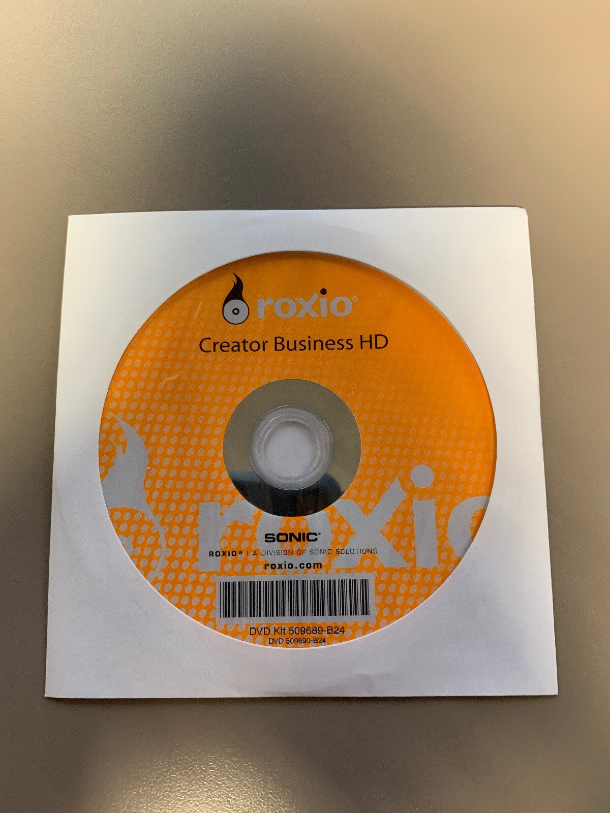 NEW SONIC ROXIO CREATOR BUSINESS HD DVD+CD SOFTWARE