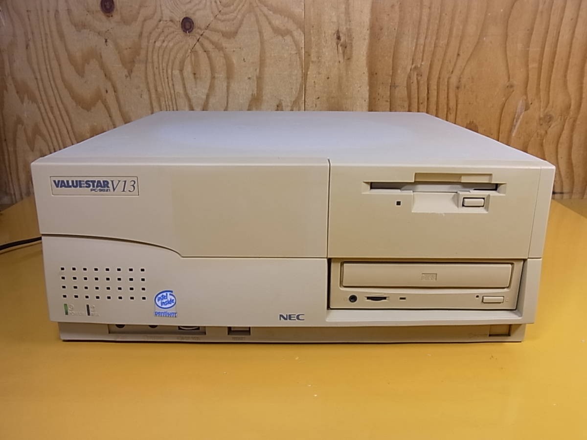 NEC PC-9821V13/S5C3 CD HDD FD MSDOS 6.2 with power cord F/S 100V A/522 Japan
