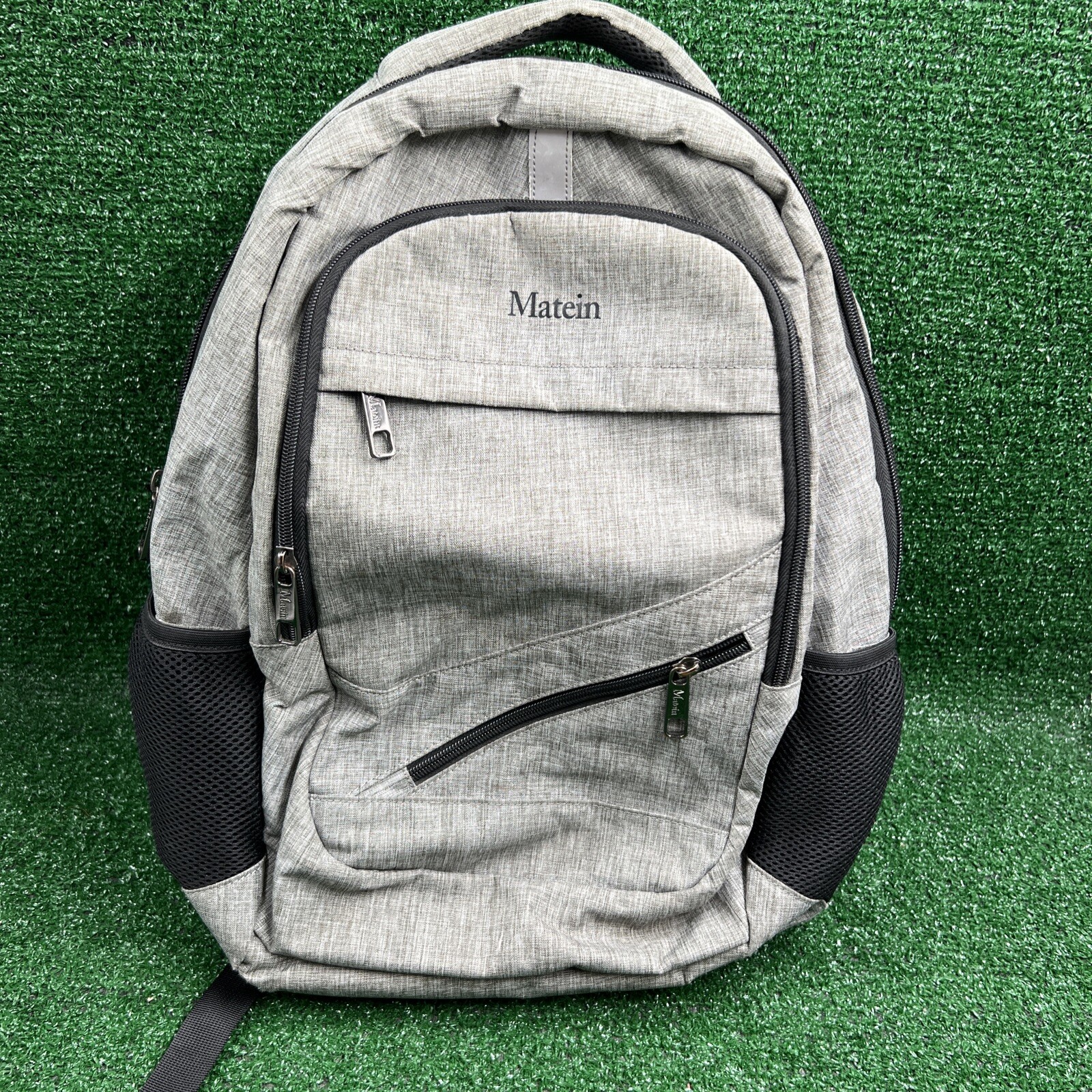 Matein Travel Laptop Backpack 17 inch Business Flight Approved Carry On Gray