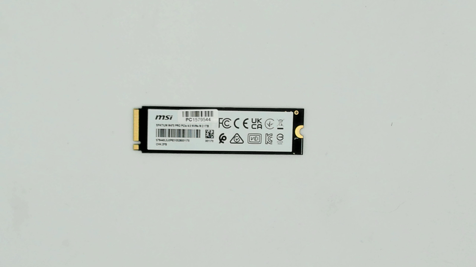 MSI SPATIUM M470 PRO PCIe 4.0 NVMe M.2 1TB SSD S78440L0J0P8310528001170