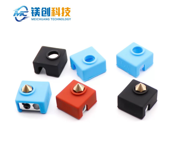 MK7 MK8 MK9 Heater Block Silicone Sleeve 300℃ Engraved Protective Case