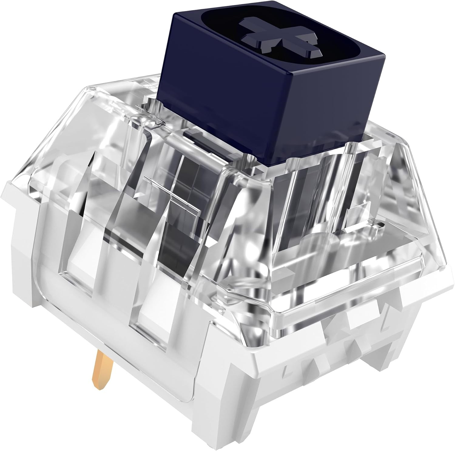 Kailh Box Navy Switches for Mechanical Gaming Keyboard,3-Pin 60Gf Clicky/Factory