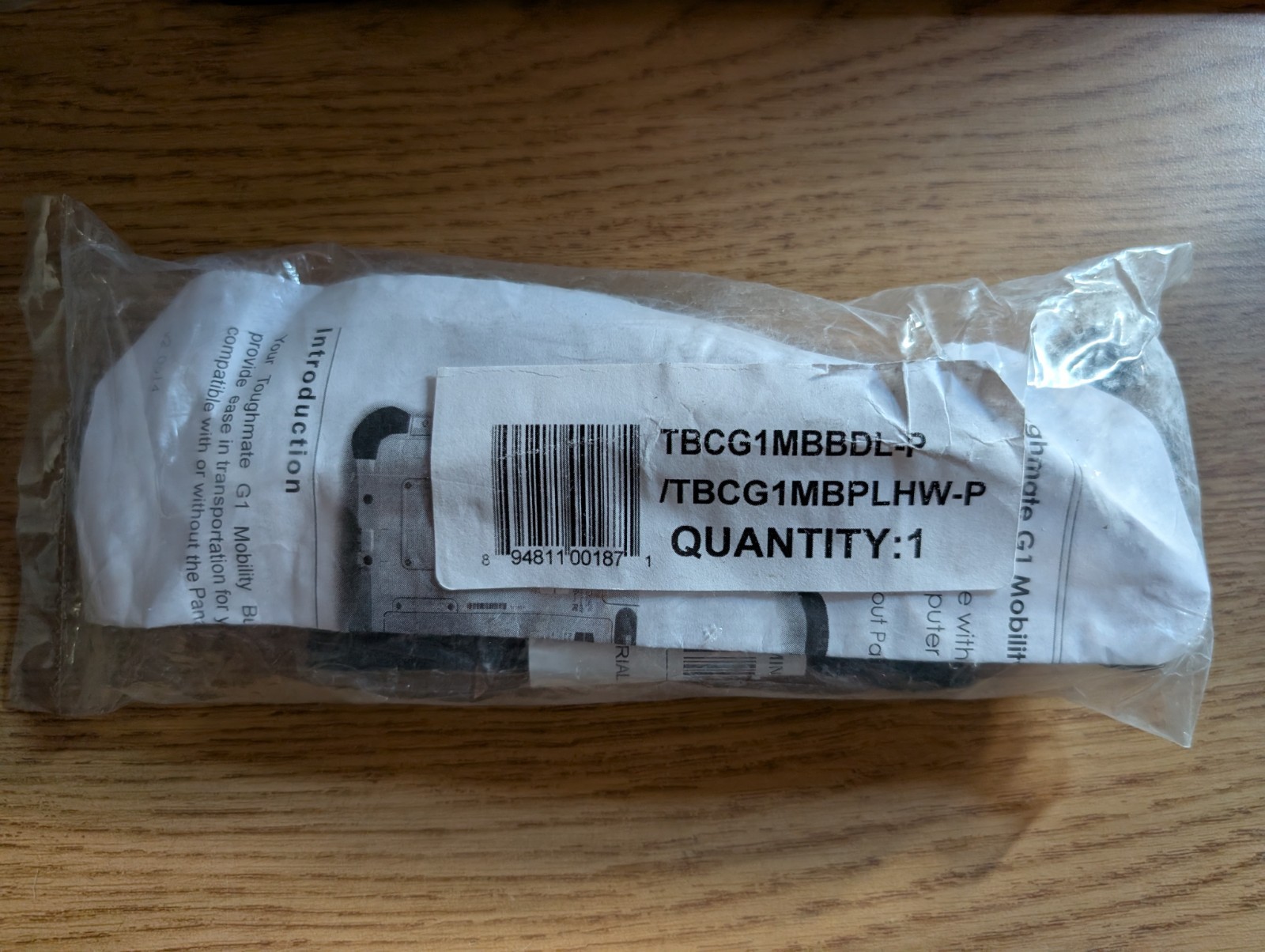 Panasonic Toughmate Toughpad G1 Mobility Kit TBCG1MBBDL-P