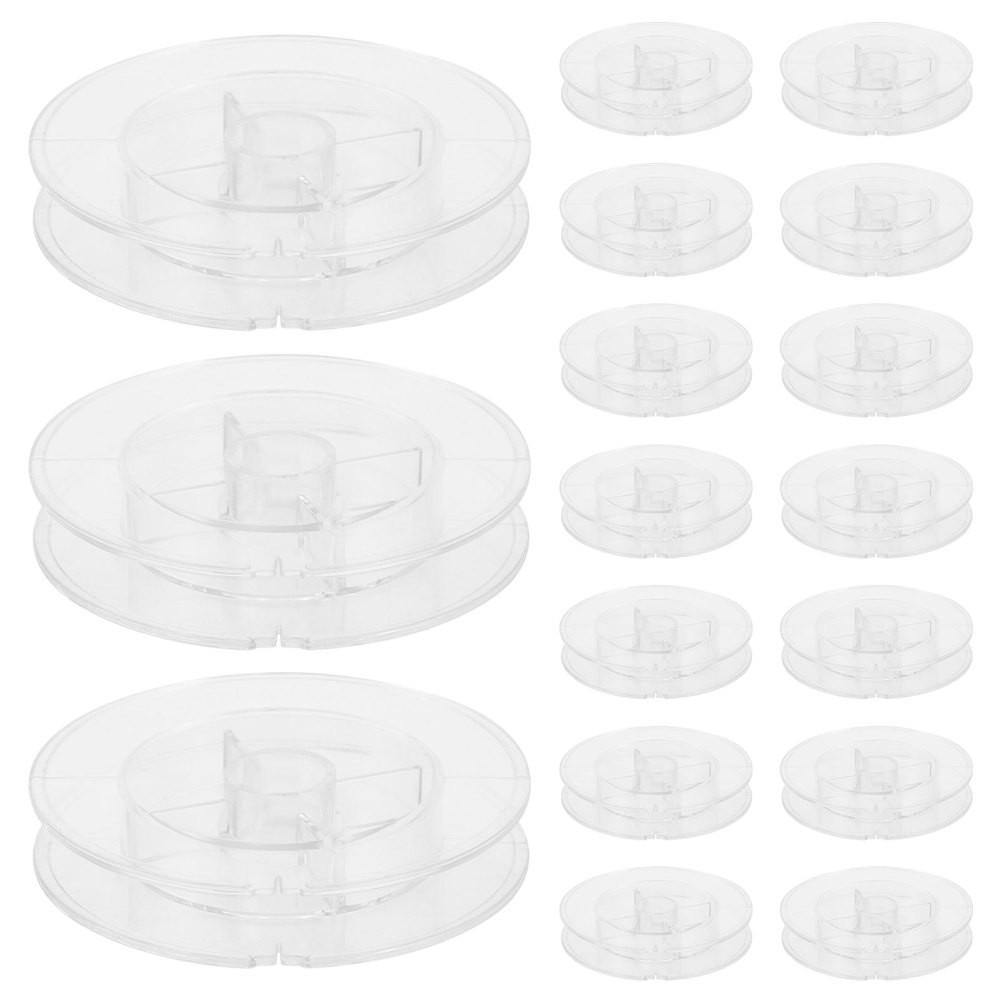 Portable Plastic Cable Reel Transparent for Heavy Duty Indoor Cord Management