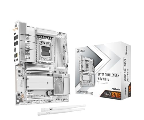 ASRock X870E Challenger WiFi White Motherboard