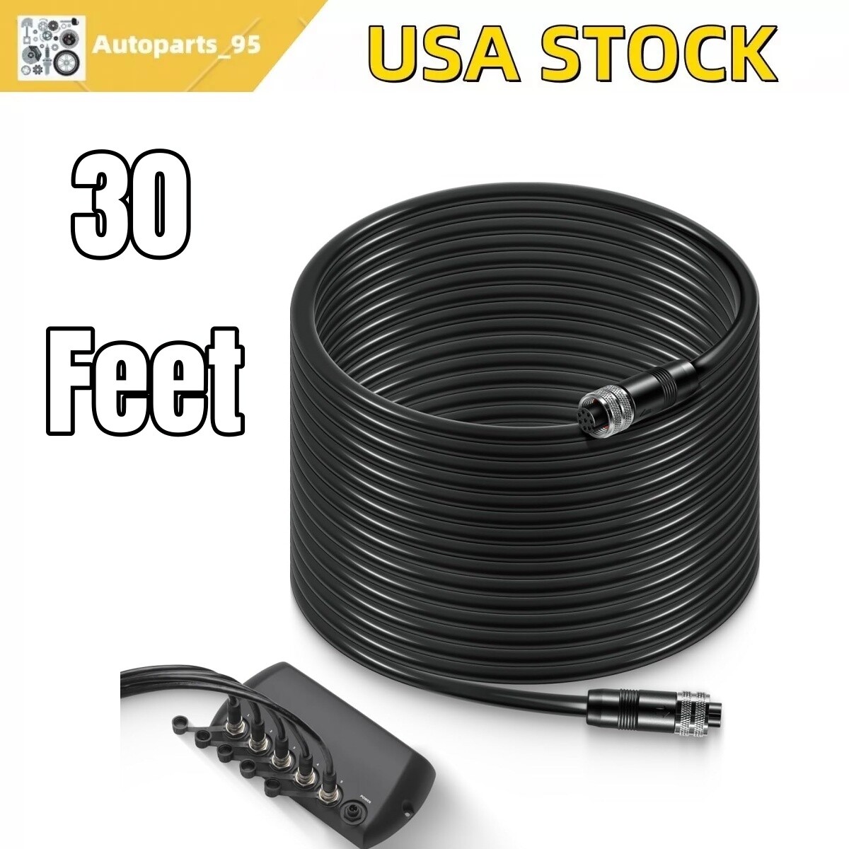 Replacement for Humminbird 720073-4 AS EC 30E Ethernet Cable,30 FT Female to Fem