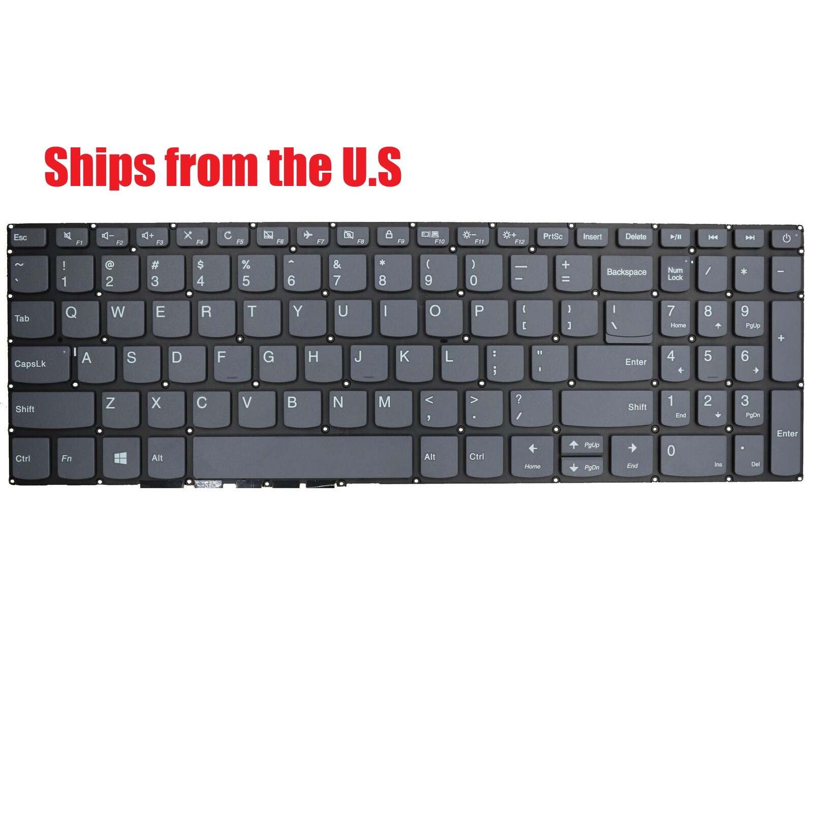 For Lenovo V140-15IWL US Keyboard New Original Non-Backlit
