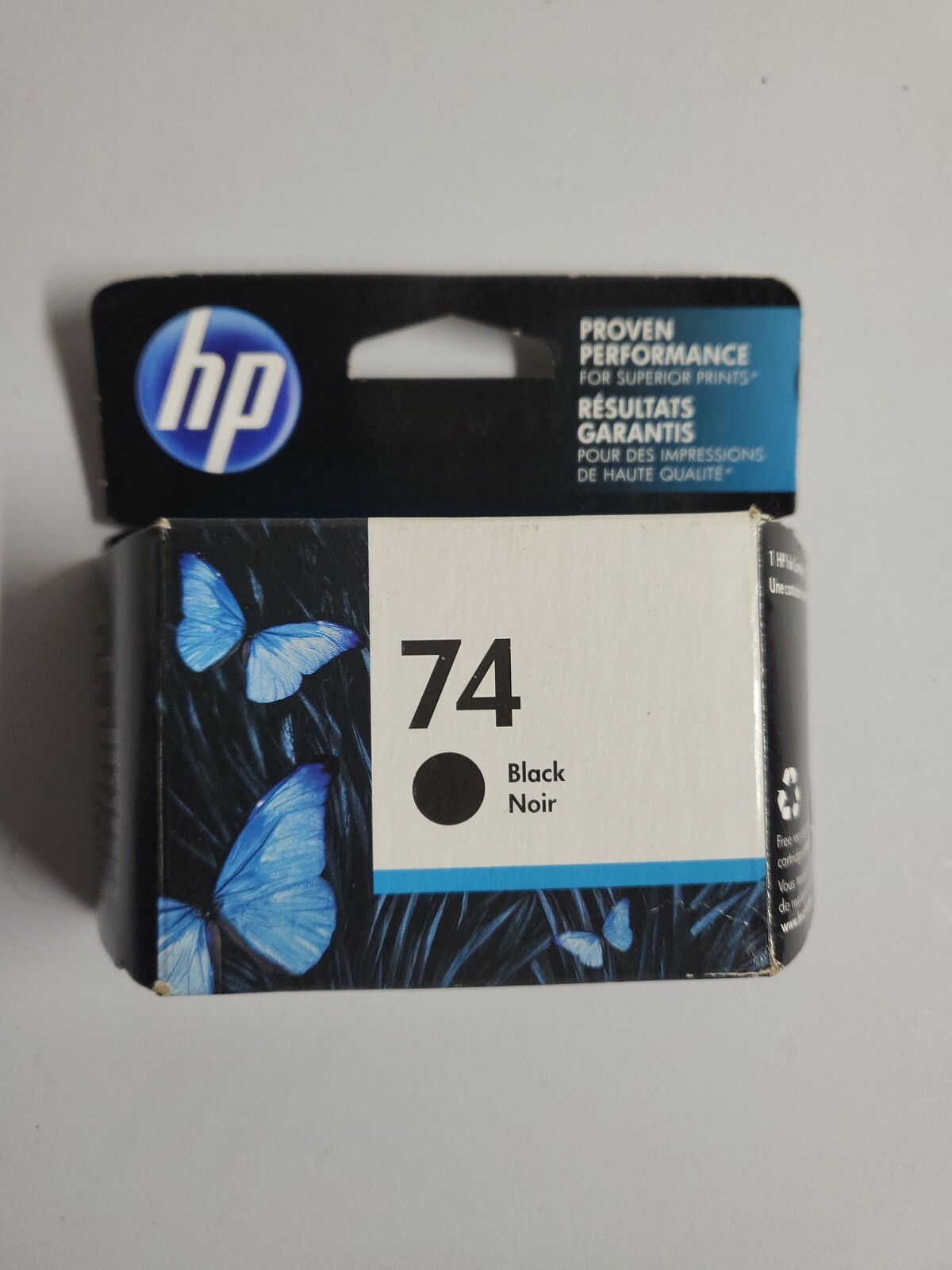 HP 74 Black Ink Cartridge (CB335WN) Genuine OEM Warr. End Date 03 2020 *NEW*