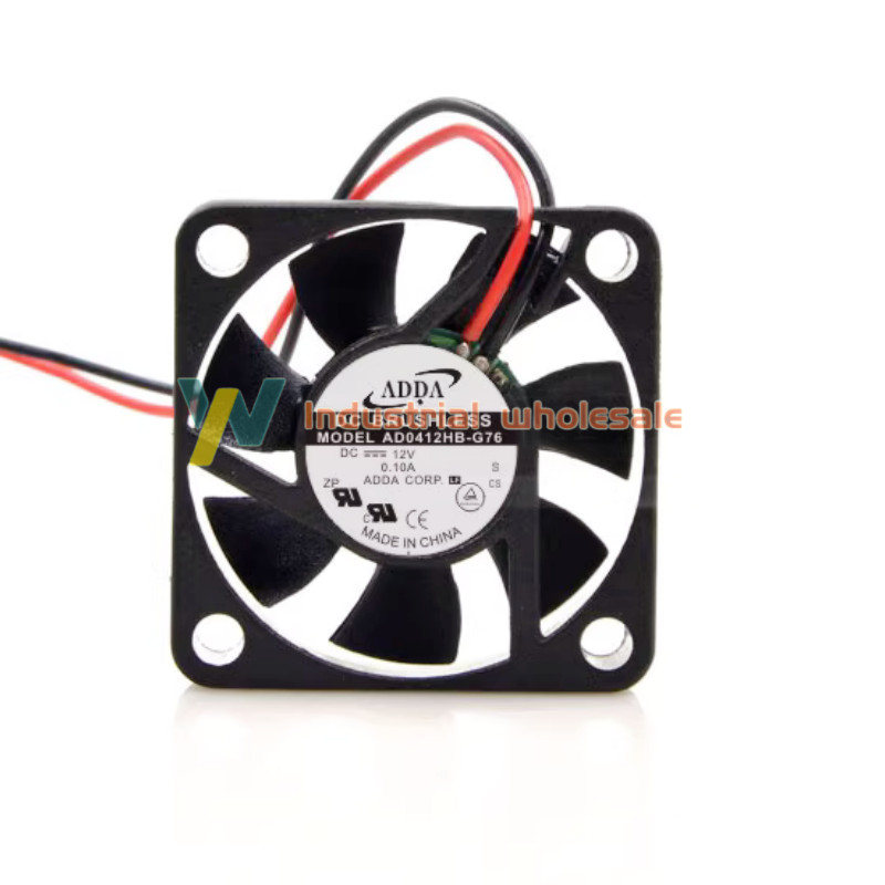 1PC ADDA Fan AD0412HB-G76 DC 12V 0.10A 4010 4CM 2 pin cooling fan AD0412HBG76