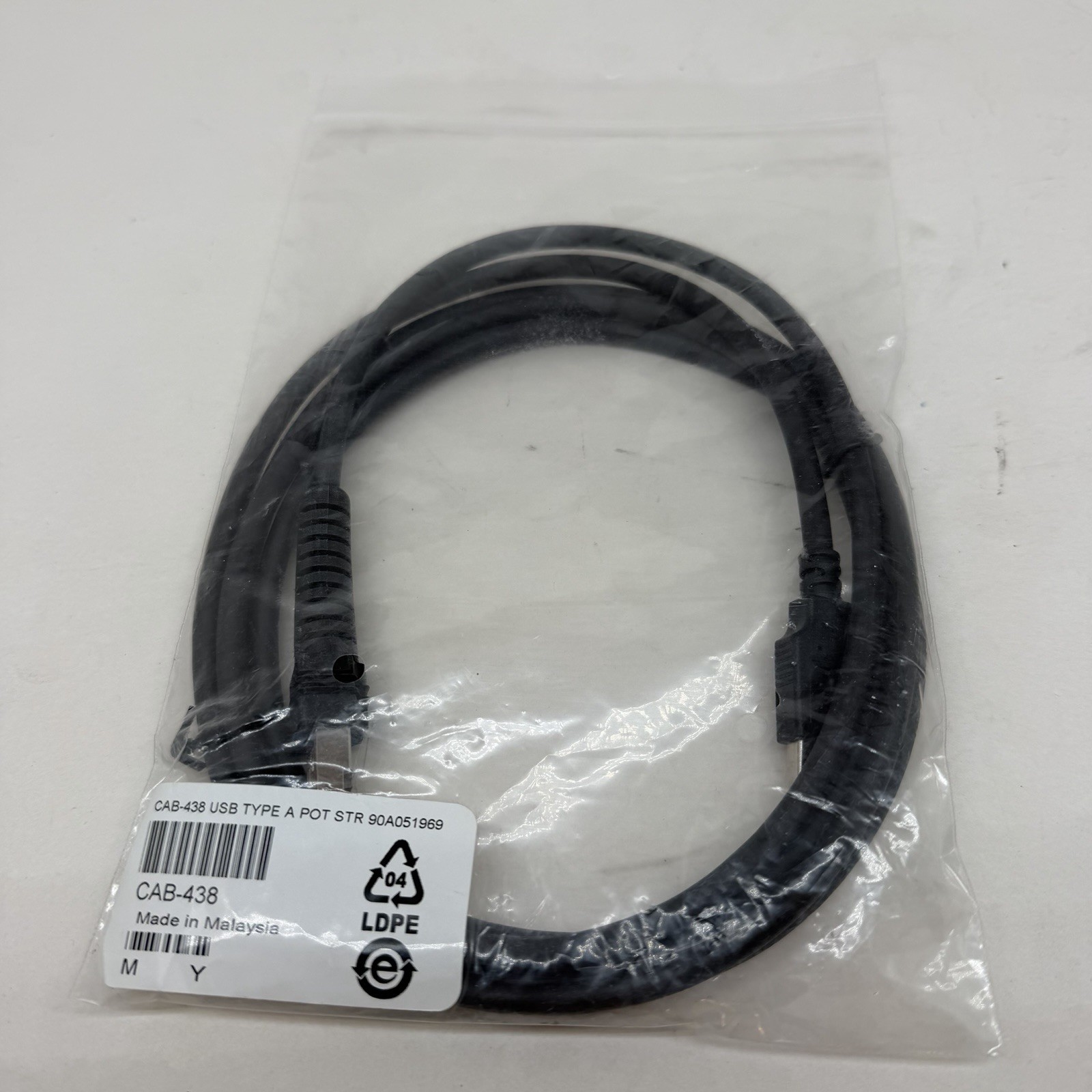 CAB-438 POT Straight Cable - Type A USB - Data Transfer Cable New