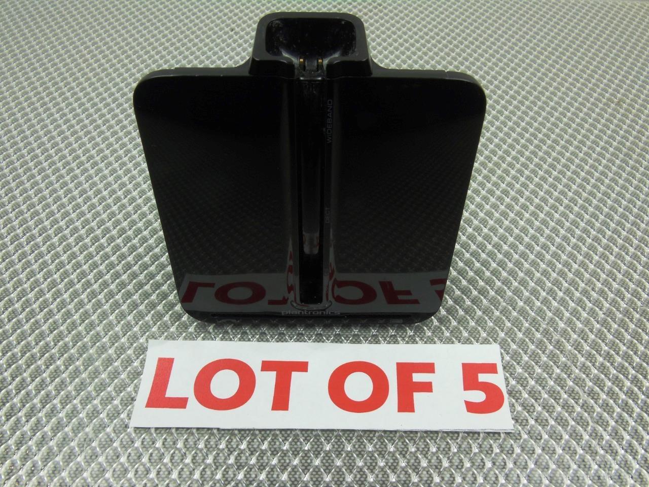 Lot of 5 - Plantronics C054 CS540 Wireless Headset Charging Base (Base ONLY)