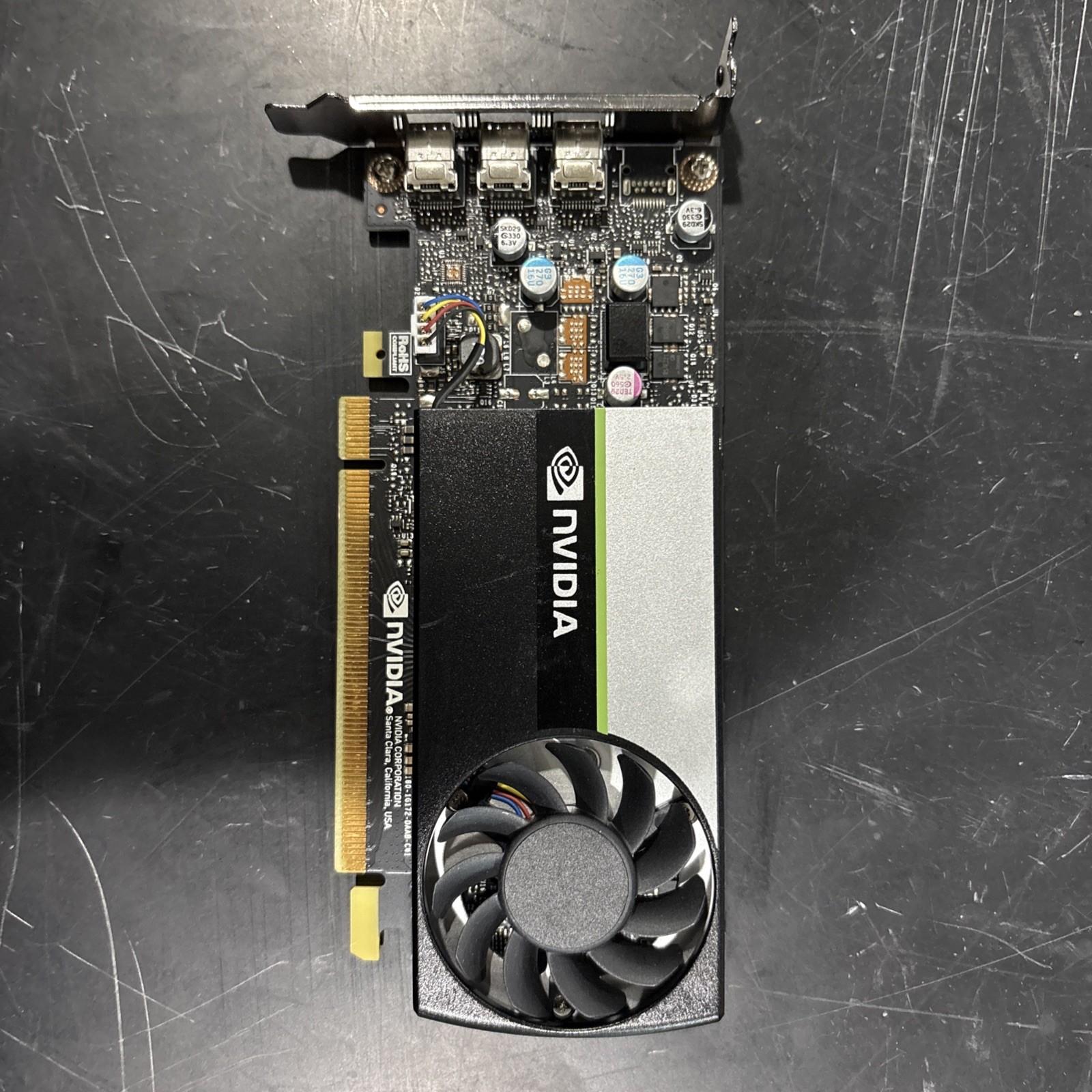 NVIDIA T400 4GB GDDR6 Low Profile GPU 3x Mini DisplayPort