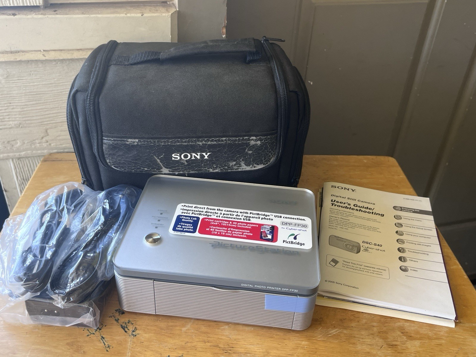 Sony Picture Station Digital Therma Photo Printer DPP-FP30 for Cyber-Shot NEW