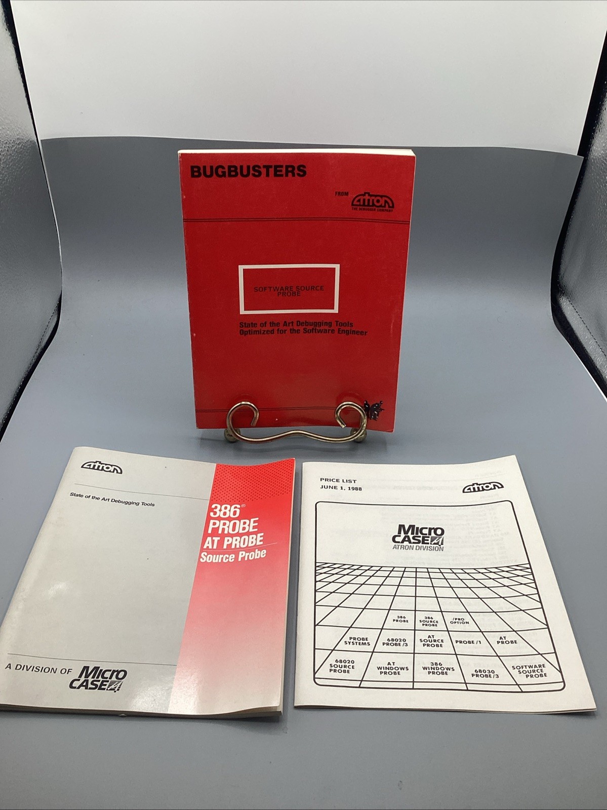 (3) Vintage 1980’s Atron The Debugger Company Software Manuals *RARE*