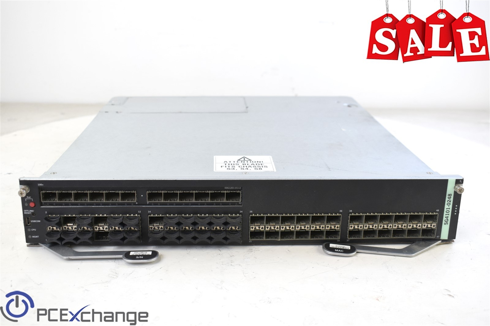 Enterasys SG4101-0248 S-IOM 48-Port SFP Switch