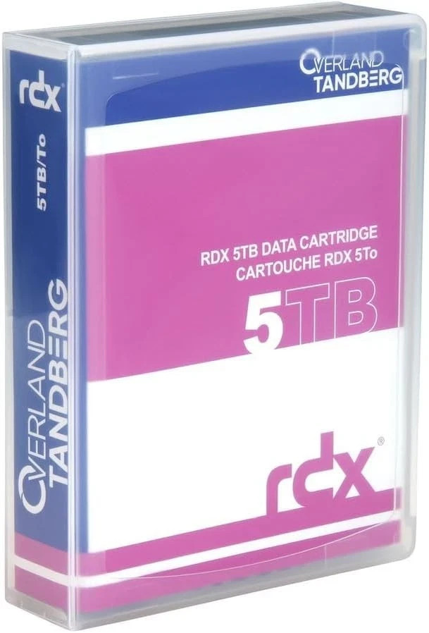 Overland Tandberg RDX Removable Disk Media 5.0 TB Cartridge 8862-RDX