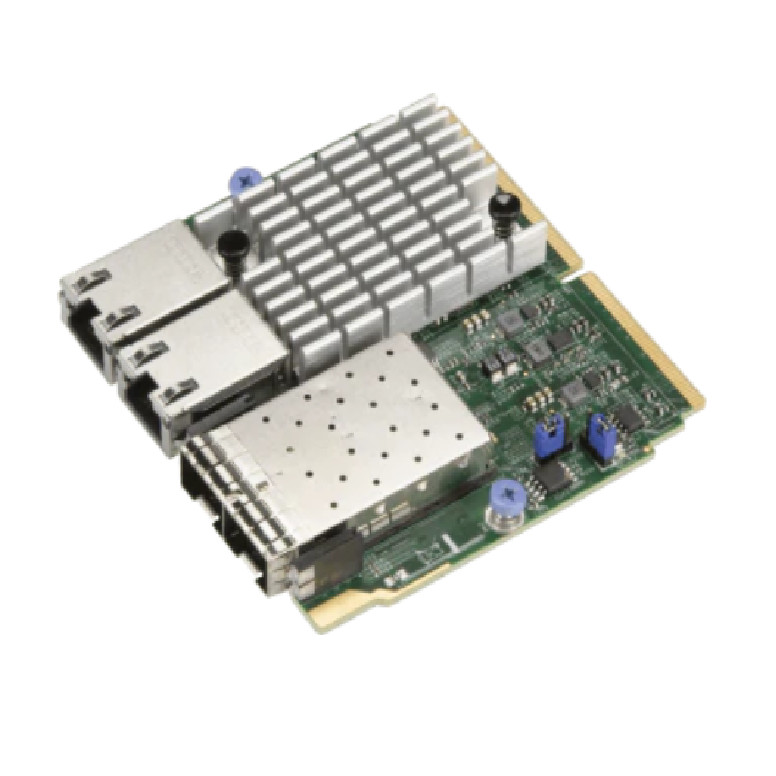  Supermicro AOC-MTG-I2T2SM SIOM 2-port 10GBase-T& 2-port 10G SFP+, Intel X710-TM