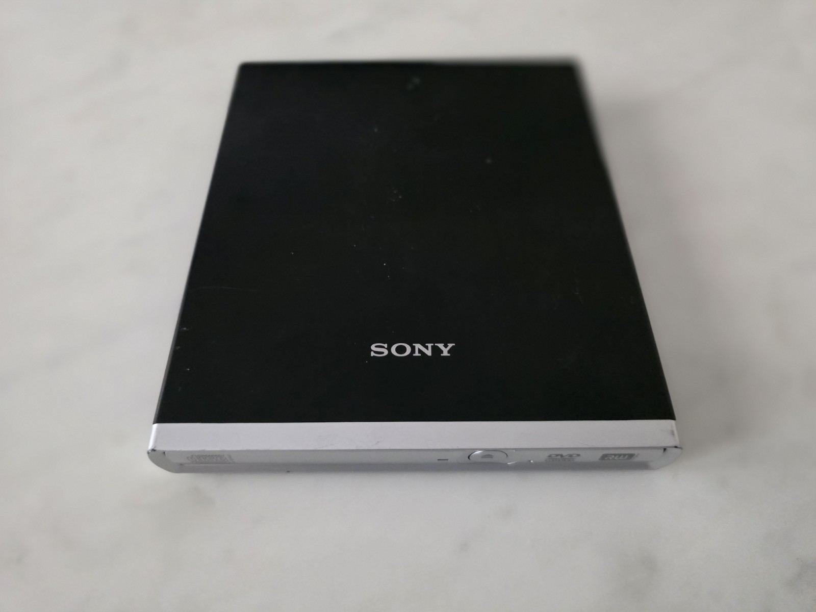 Sony DRX S70U W Black External Rewriteable DVD/CD Drive Tested Works. No Chords.