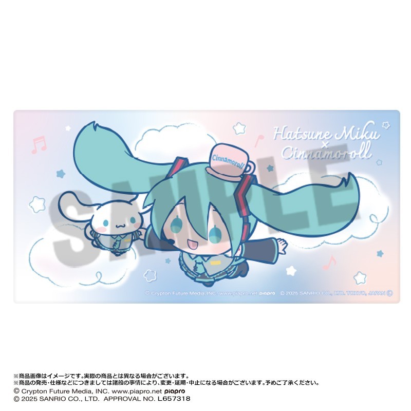 ANICRAFT Sanrio Vocaloid Hatsune Miku x Cinnamoroll Gaming Mouse Pad Desk Mat