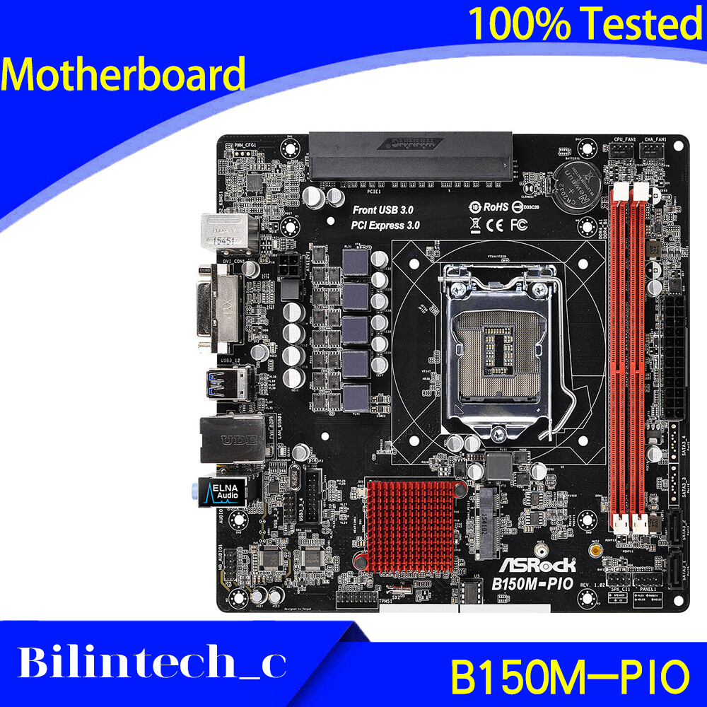 FOR ASRock B150M-PIO Motherboard Supports 32GB DDR4 1151PIN DVI M-ATX compact