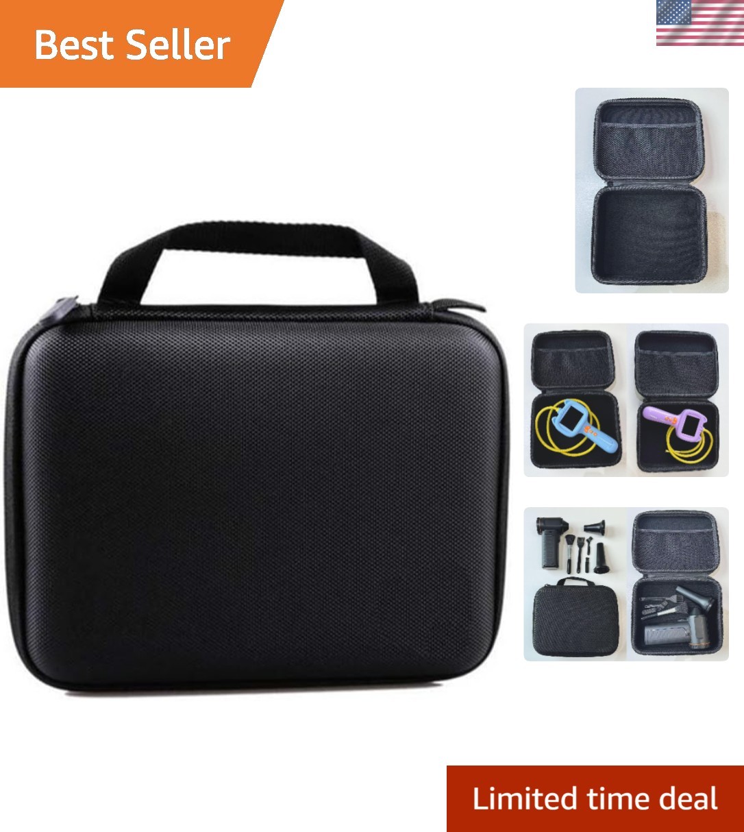 EVA Hard Shell Carrying Case for Handheld Air Duster - Shockproof & Waterproof