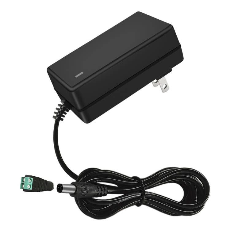 12Volt 5A Power Supply Adapter AC 110-240V to DC Converter 12 Volt 5 Black 