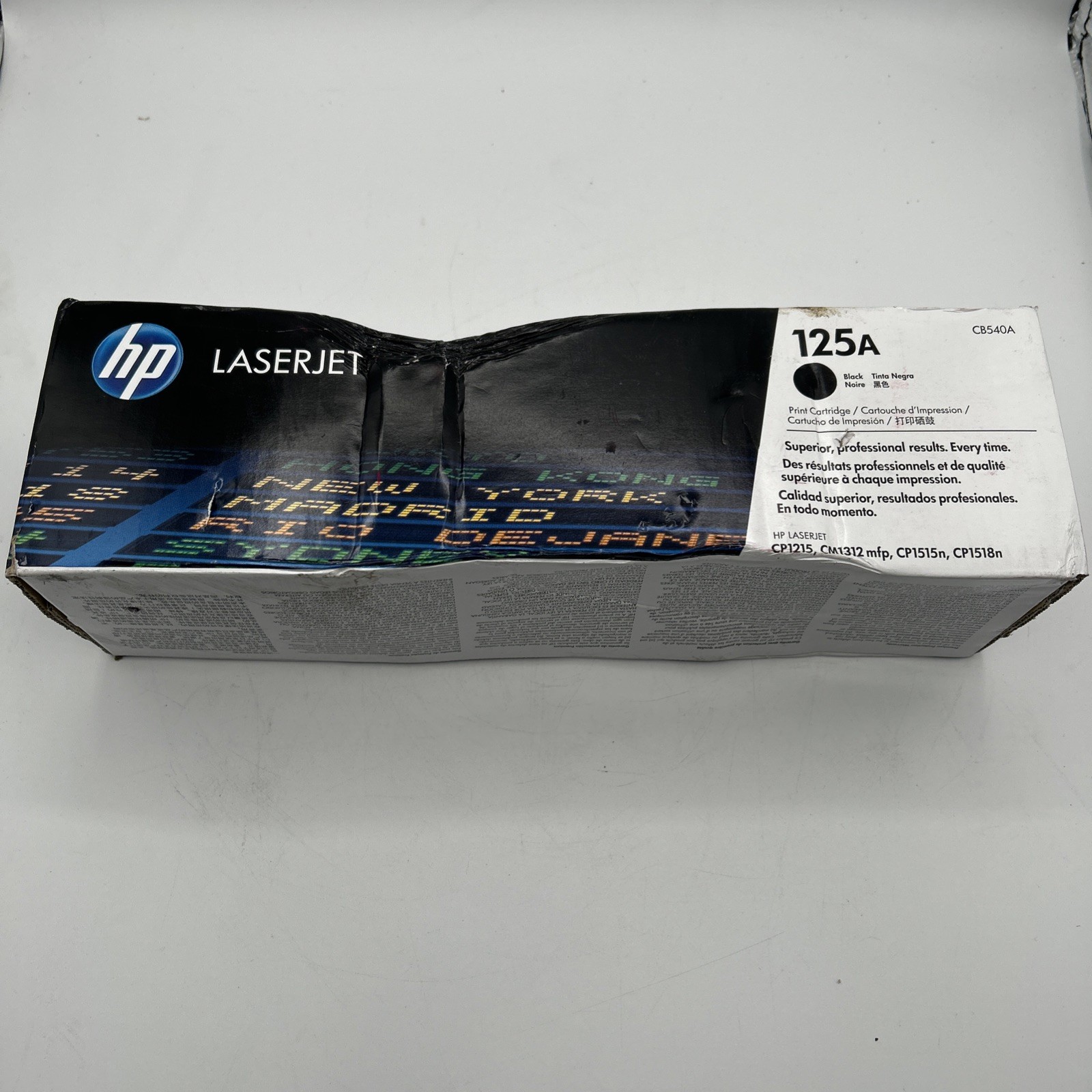 HP 125A LaserJet Dual Pack CB540A Black Toner Cartridge
