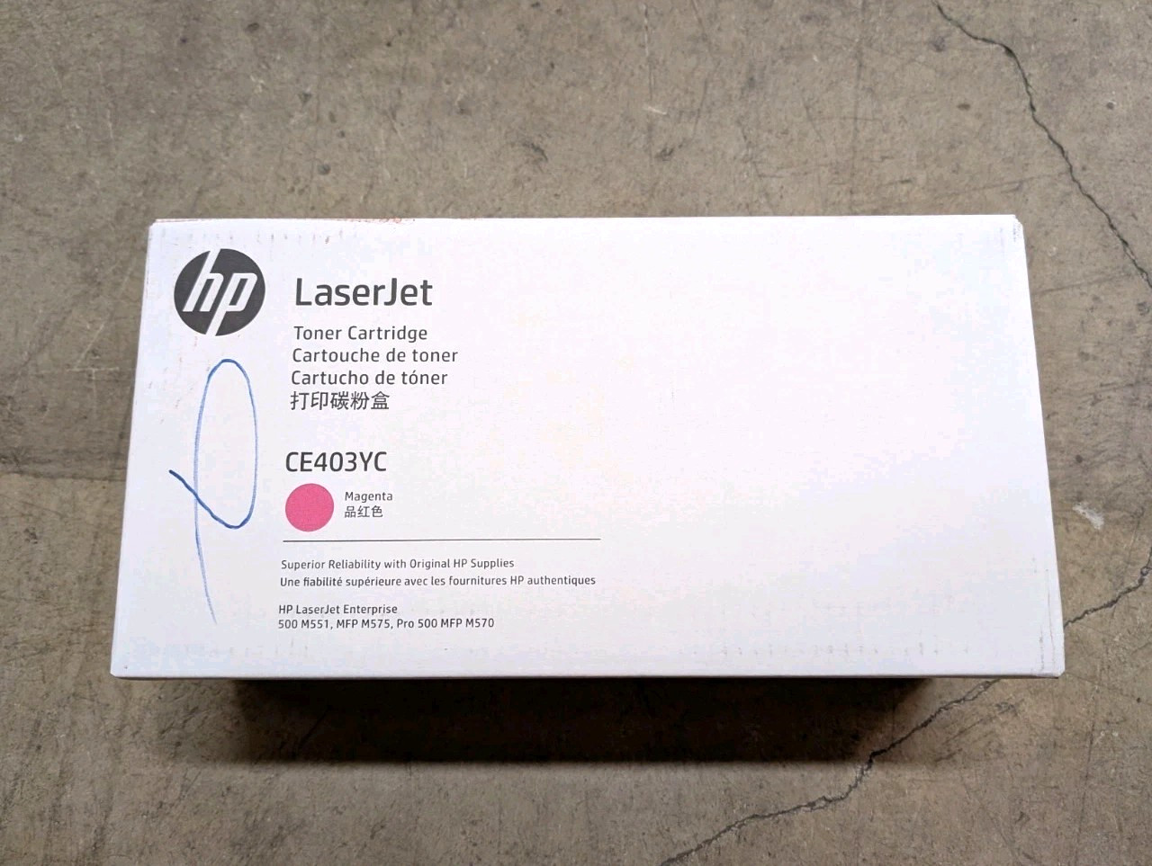 NEW HP 507A CE403YC Magenta Toner Cartridge Genuine Sealed OEM 