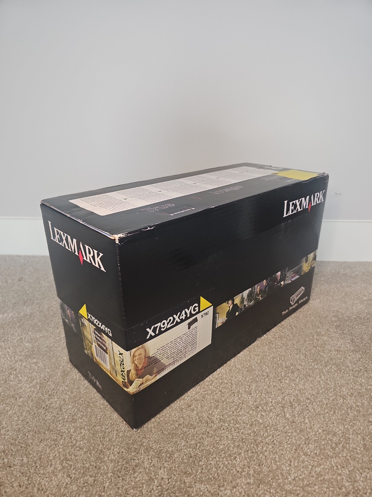 Lexmark X792X4YG  YELLOW High-Yield Toner X792 Genuine Sealed