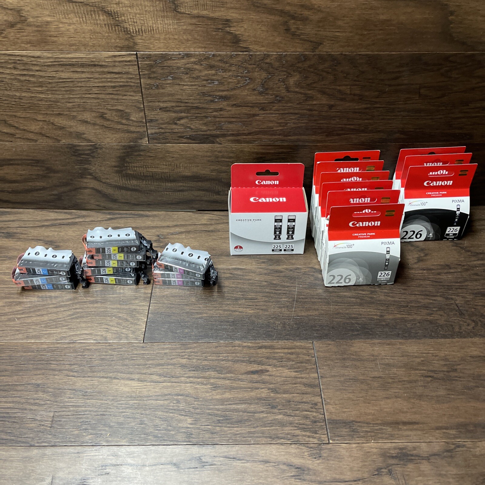 Lot of Genuine OEM Canon 225 and 226 Ink Cartridges NEW & Open Box