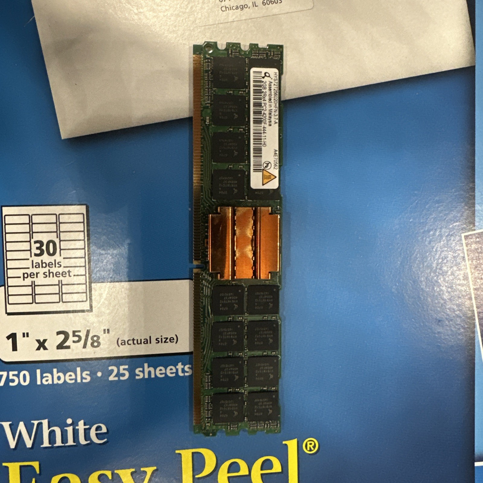 Qimonda 2GB PC2-4200F DDR2-533 2RX4 ECC HYS72T256020HFN HYMP525B72BP4N2-C4