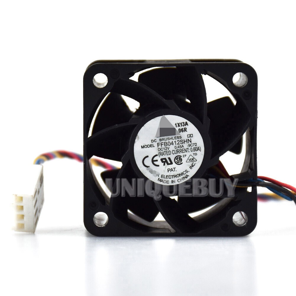 FFB0412SHN Cooling Fan for Delta Inverter Cooler 4Pin 12V 0.45A 40*40*28mm 1U 2U